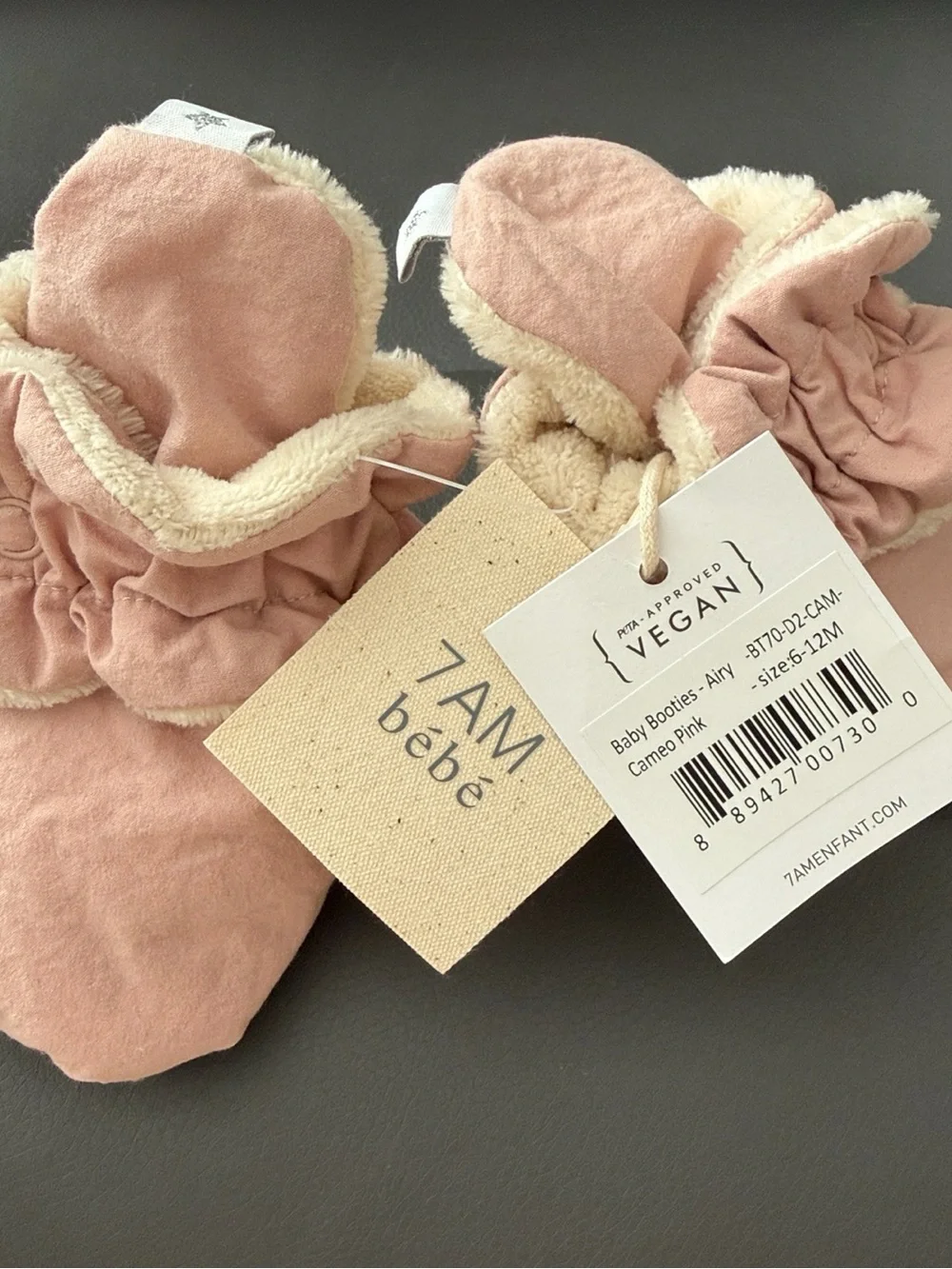 7AM Enfant Baby Bootie Slippers - NWT
